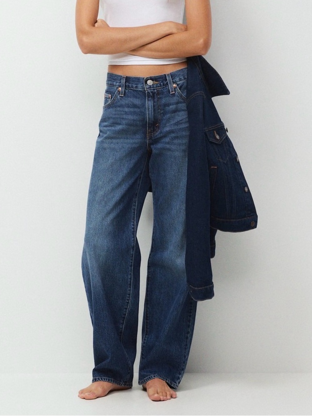 Levi’s Baggy Dad Jeans, Size 24, Barrel Wide Leg
